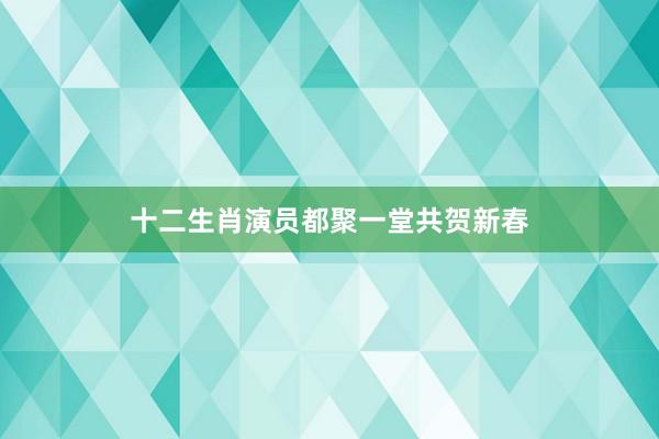 十二生肖演员都聚一堂共贺新春